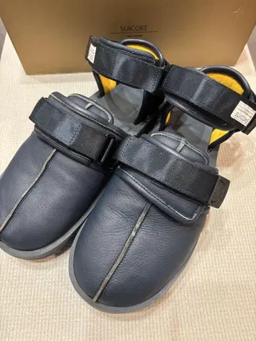 [ SUICOKE ] 네이비 클로그 샌들 US9 [ 박스 포함 ]
