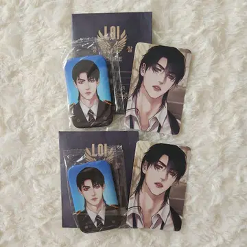 한국 BL 아침이 되었습니다 레진 귀야곡 트레이딩 카드 배지