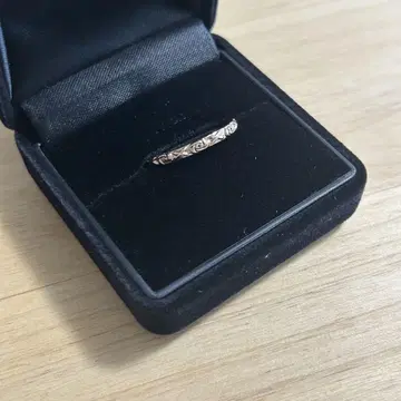 agete 아가트 K10 핑크 골드 반지 9호 로즈 패턴