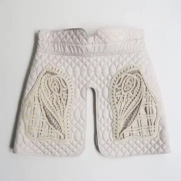 Cording Embroidery Quilted Wrapped Skirt
