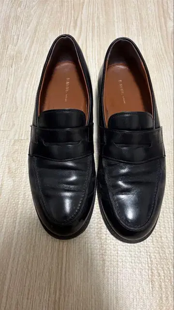 빔즈 블랙 가죽 로퍼