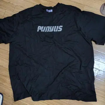 PUNYUS 블랙 티셔츠 사이즈 4