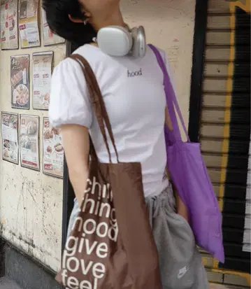 후드 토트백