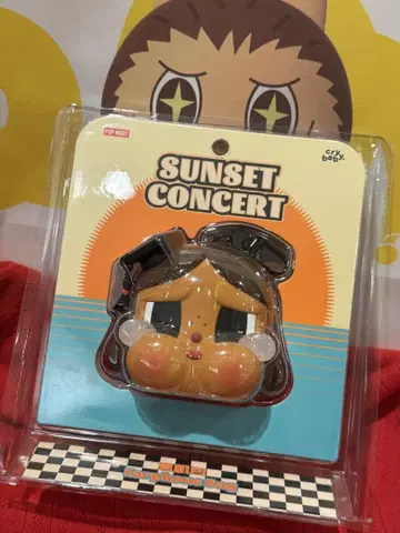 POPMART CRYBABY Sunset Concert 이어폰 케이스