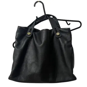 스카겐 SKAGEN 블랙 가죽 핸드백