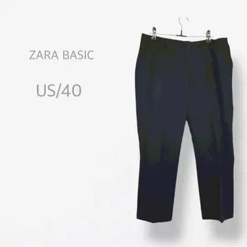 [ ZARA ] 크롭 슬랙스 팬츠 오피스 캐주얼 센터 프레스