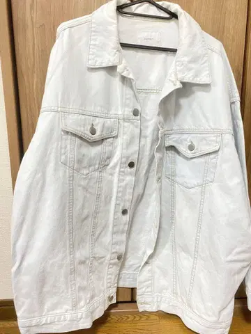 DISCOAT 화이트 데님 자켓
