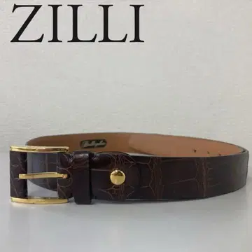ZILLI 남성용 벨트 브라운