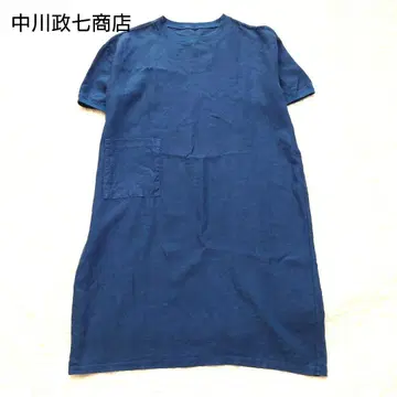 나카가와 마사시치 상점 나카가와마사시치 린넨 100% 원피스