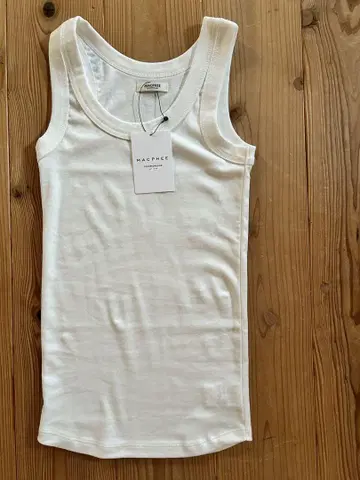 MACPHEE 화이트 탱크탑 S 사이즈