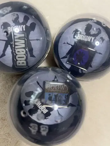 BOOWY 가챠 핀 배지 핀즈 핀즈 캡슐 3개 세트