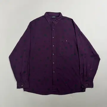 BON HOMME 도트 패턴 레이온 셔츠