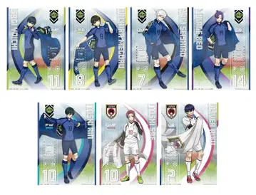 제일복권 블루 록 꿈에 빠진 연쇄 A3 클리어 포스터 전 7종 컴프 세트
