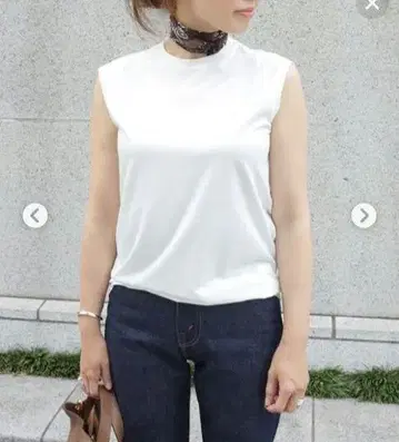 Deuxieme Classe WINDFEEL 천축 슬리브리스 풀오버
