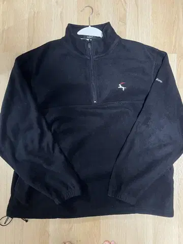 HARRITON 블랙 플리스 자켓 XL