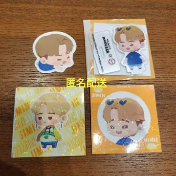 스시로 BTS 인더솜 아크릴 스탠드 스티커 피크 지민