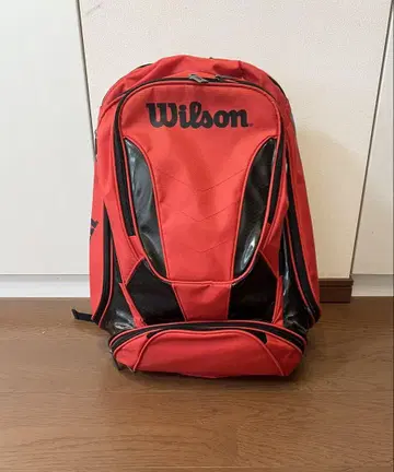 윌슨 Wilson 테니스 백팩 라켓백 백팩 빨간색