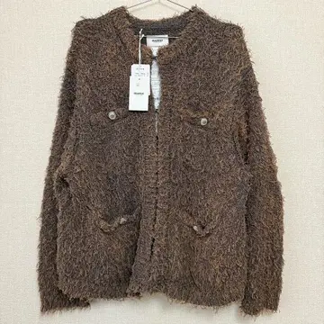 25ss doublet 더블렛 트위드 니트 가디건 M