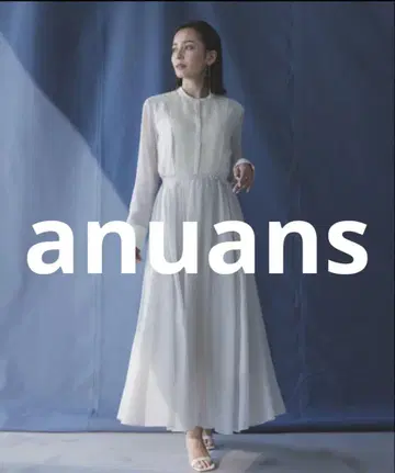 거의 미사용 anuans 긴팔 원피스 MEDIUM 화이트