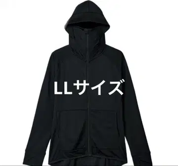 [LL 블랙 선쉐이드 후드티] 워크맨 쿨 UV 블랙 자외선