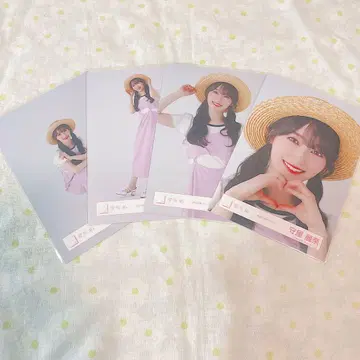 밀짚모자 코디 컴프 모리야 레이나 브로마이드 사쿠라자카46