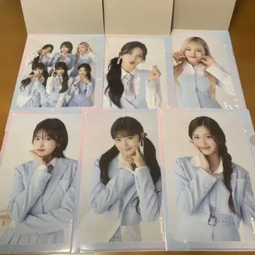 IVE 클리어 파일 컬렉션 6매 세트