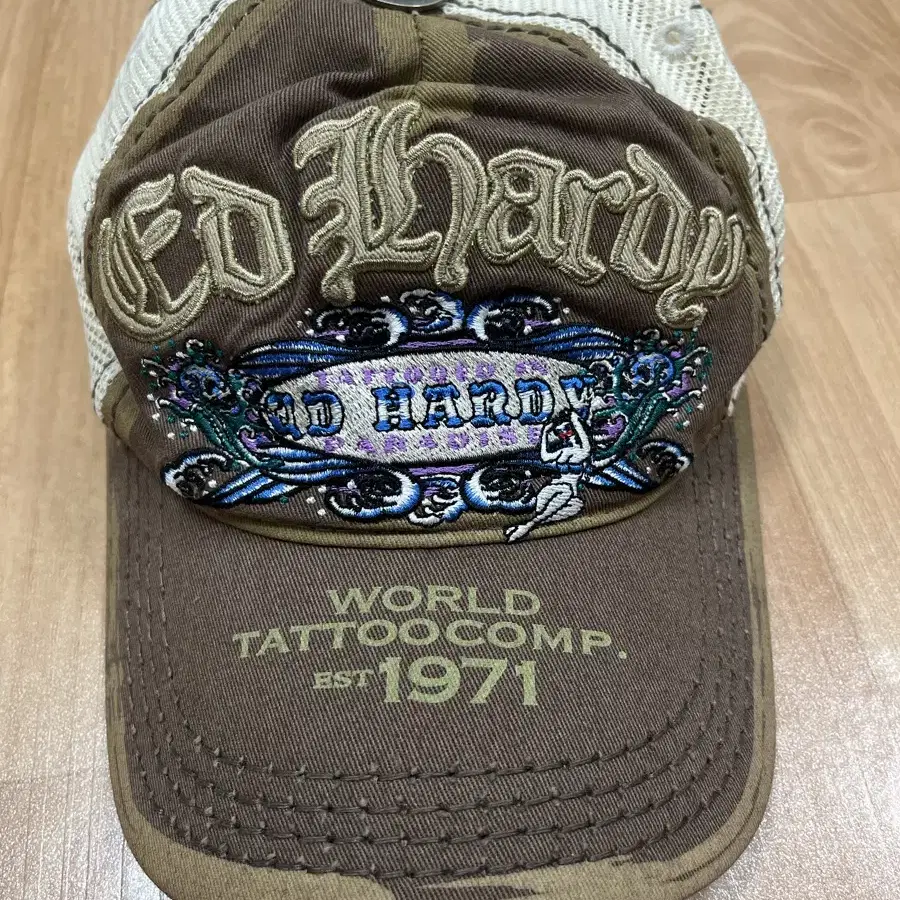 SCULPTOR ed Hardy キャップ Sculptor X Ed Hardy] Distressed Cap Raw