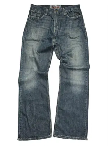 faded blue flare jeans