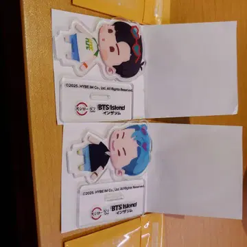 스시로 BTS 아크릴 스탠드 2개 세트 RM, J-Hope, 94,s