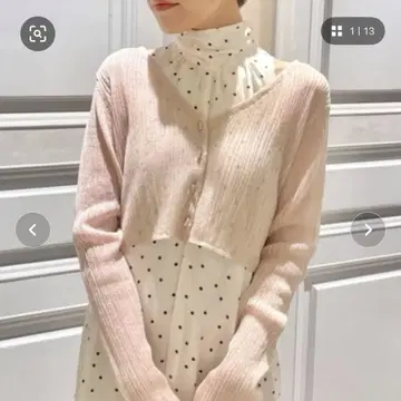 Lilybrown 시어 니트 가디건