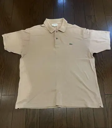 LACOSTE 클래식 핏 피케 셔츠 US XL 베이지 사이즈 6