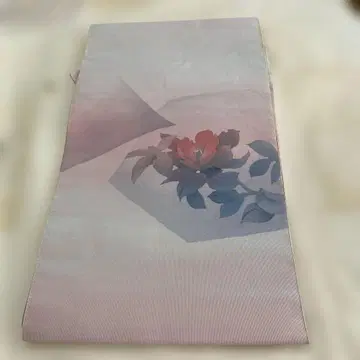 나고야 오비 꽃무늬 그라데이션