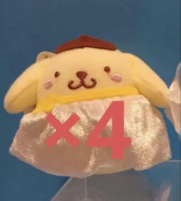 마스코트 봉제 인형 폼폼푸딩 4개