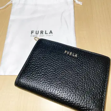 FURLA 블랙 가죽 지갑, 수납 가방 포함