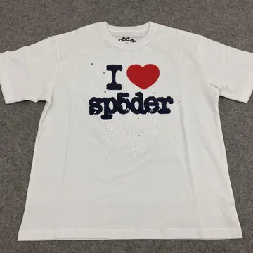 레어 Sp5der Spider worldwide T-shirt white