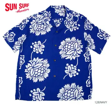 선서프 반팔 레이온 하와이안 셔츠 "HAWAIIAN PAREU"