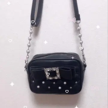 블랙 숄더 백 노에미