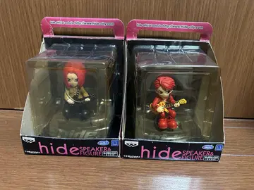 hide 스피커 피규어 스피커 피규어 2개 세트