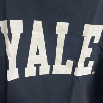 Yale 로고 티셔츠 네이비 t1011
