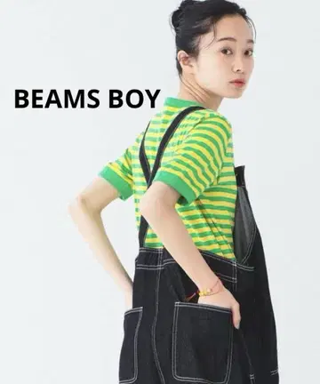 BEAMS BOY 빔즈 보이 바인더 보더 T셔츠
