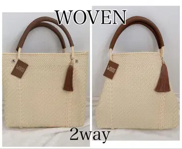 WOVEN 메르카도 백 ITZEL 바스켓백 토트백 2way 컨디션 최상