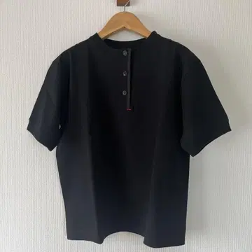 PAR ICI 헨리넥 버튼 티셔츠 블랙 미사용 새상품