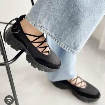 LE TALON L 레이스업 스니커즈 블랙 S 22.5 르탈론