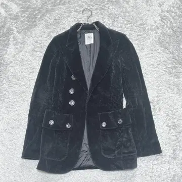 Mecouturebyme 코듀로이 자켓 긴팔 무지 일본제 [F] 블랙