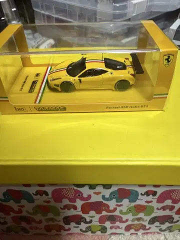 타막 웍스 1/64 458 Italia GT3 Yellow 미개봉