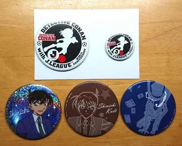 명탐정 코난 괴도 키드 쿠도 신이치 J.LEAGUE 캔뱃지