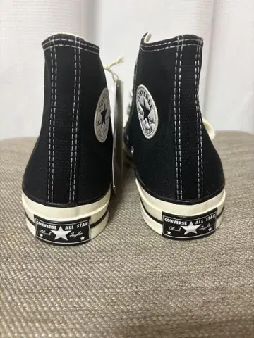 CONVERSE 블랙 하이컷 스니커즈 23.0cm