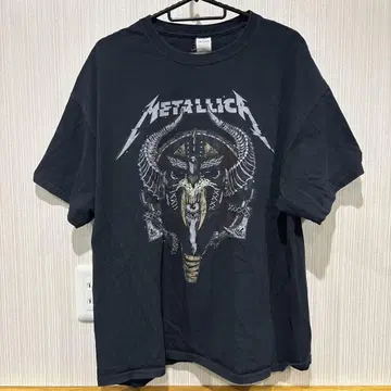 Metallica 티셔츠 블랙 밴 티셔츠