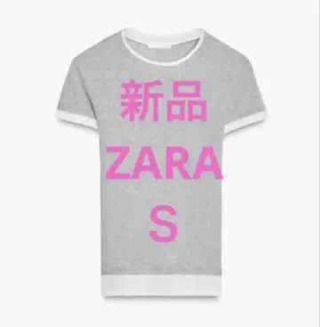 새상품 ZARA 더블 레이어드 디자인 티셔츠