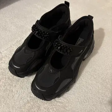 PUMA 푸마 펄서 웨지 그릿츠 샌들 비쥬 포함 23.5cm